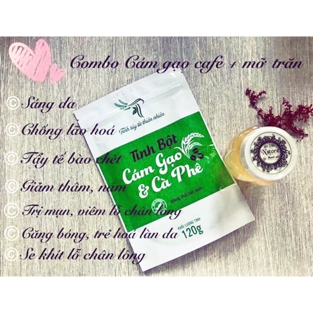 TINH BỘT CÁM GẠO CÀ PHÊ