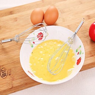 Dụng cụ đánh trứng / trộn bột thủ công có tay cầm lò xo bằng thép không gỉ tiện dụng cho nhà bếp / làm bánh mỳ