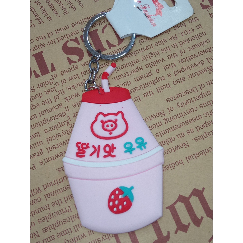 Móc khóa silicon nhựa dẻo hoạt hình nhiều mẫu