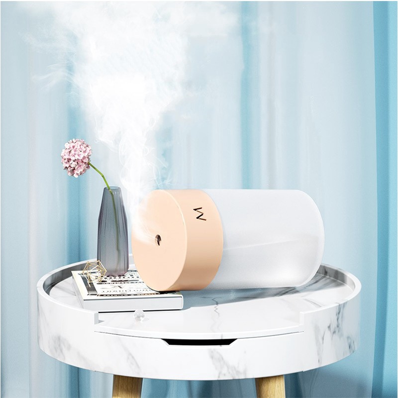 (Hàng Mới Về) Máy Phun Sương Tạo Độ Ẩm Không Khí Usb Nhiều Màu Sắc Tùy Chỉnh 360ml Có Đèn Ngủ