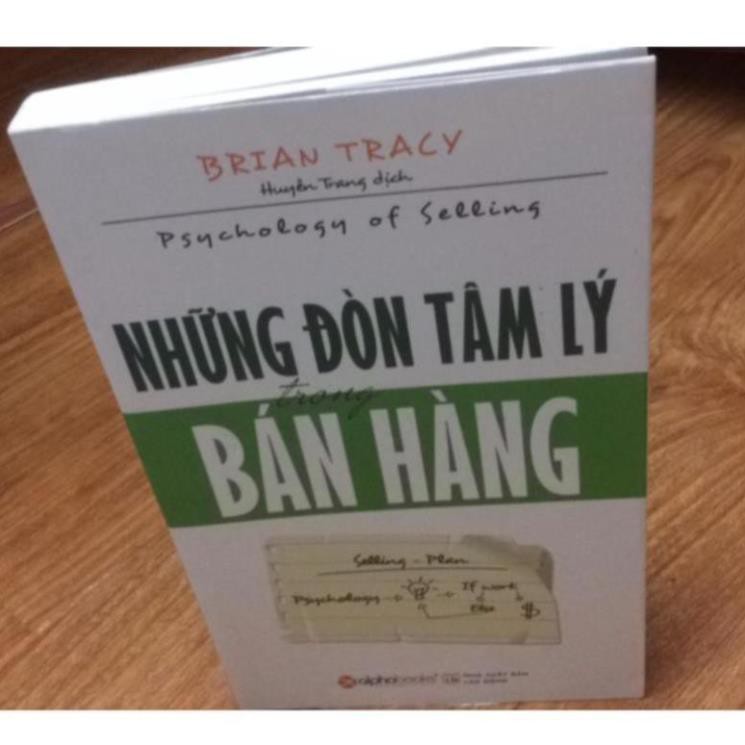 Sách Những đòn tâm lý trong bán hàng - Brian Tracy (Tái bản cập nhật 2021) [AlphaBooks]