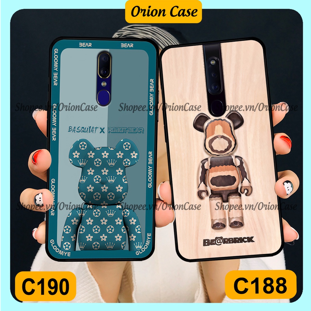 Ốp lưng Oppo F11 / F11 Pro in hình bearbrick 3D thời trang, cá tính. ốp chống sốc, bền đẹp