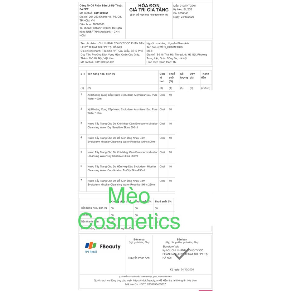 Xịt Khoáng Evoluderm Atomiseur Eau Pure Evoluderm 150ml & 400ml 🌟 | BigBuy360 - bigbuy360.vn