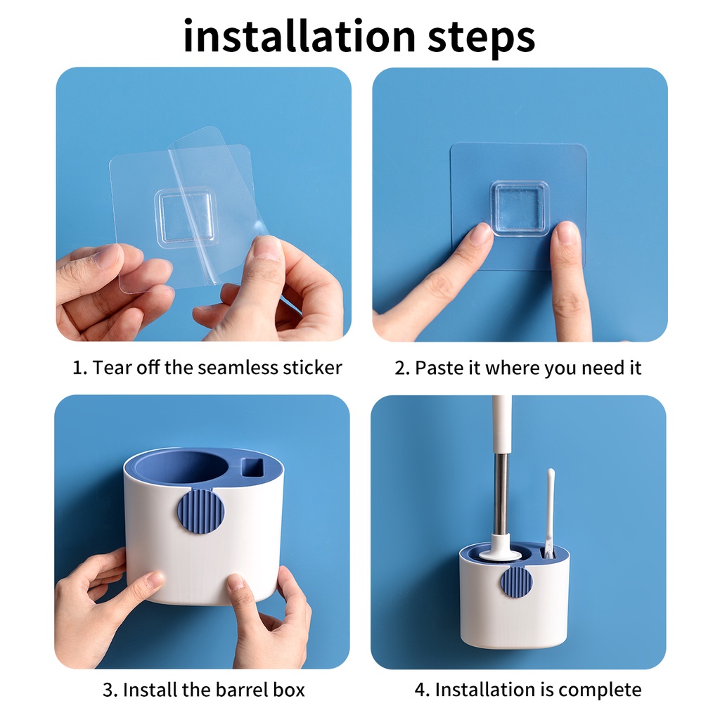 Cọ vệ sinh toilet SHEPHERD bằng silicon đa năng tiện dụng