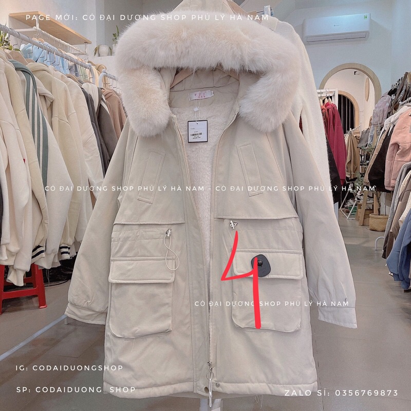 áo khoác kaki lót lông mã 915 | BigBuy360 - bigbuy360.vn