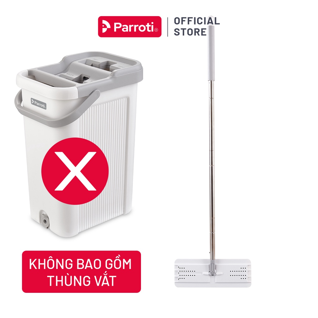 Cây lau nhà thay thế - Kèm 1 miếng lau (Không Bao Gồm Thùng Vắt) - Parroti MOP-PX01