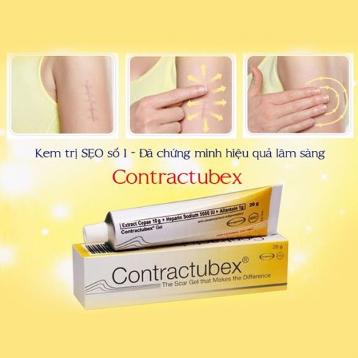 Kem mờ sẹo lồi, thâm Contractubex Đức 30g dạng gel, làm mềm mô sẹo - Shop Viloet