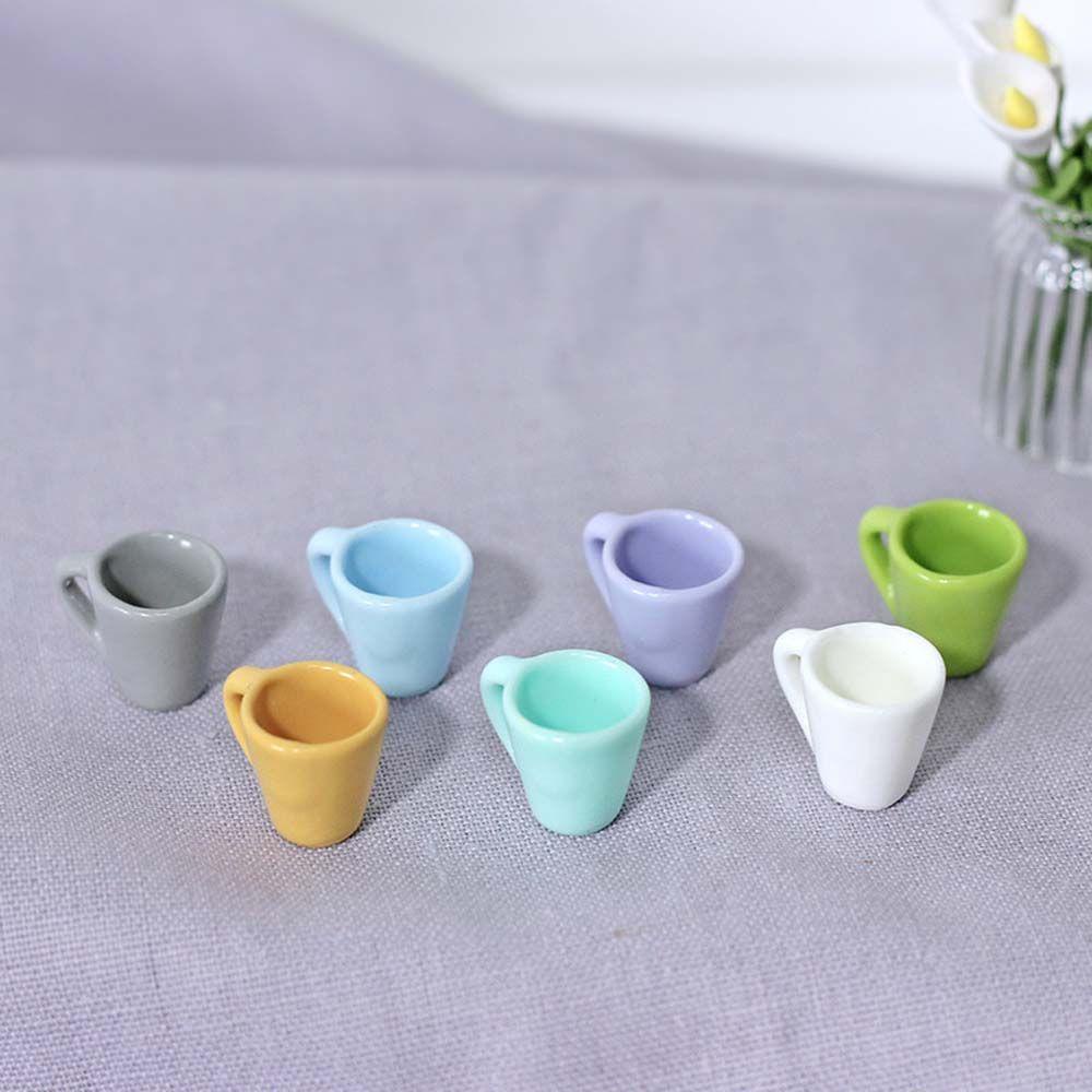 Bộ Mô Hình Cốc Uống Nước Mini Bằng Nhựa Resin Trang Trí Nhà Búp Bê / Tiểu Cảnh
