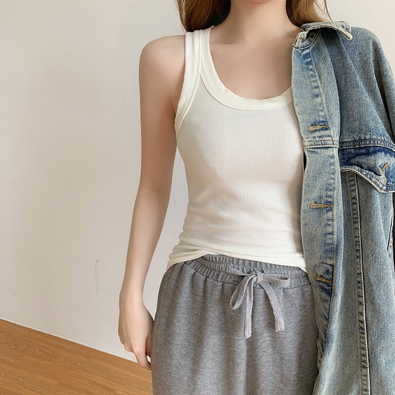 Áo ba lỗ nữ Vavasa sát nách ba lỗ thun không tay kiểu ôm body tank top vải cotton thun tăm co giãn mềm mịn A20