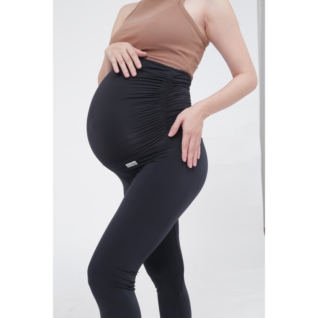 Quần Legging Hàn Quốc EmBé Leggings Chống Tia UV Cạp Cao Che Bụng Dùng Được Cho Mẹ Bầu