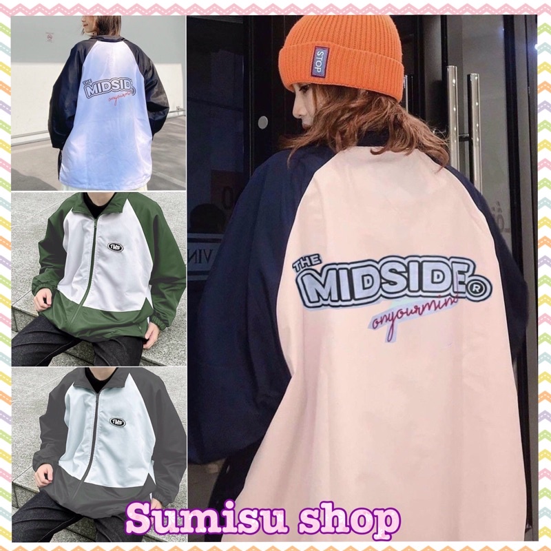 Áo khoác dù, áo gió nam nữ mẫu tms midsede Sumisu shop