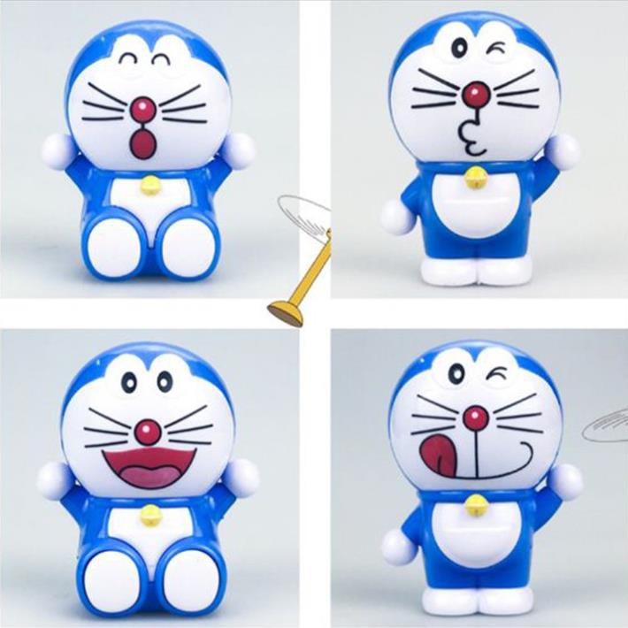 Set 4 Doremon trang trí bánh kem, phụ kiện trang trí bánh sinh nhật