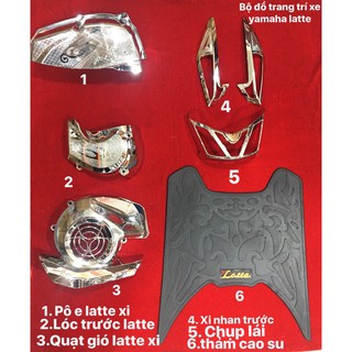 Ốp trang trí xe Latte