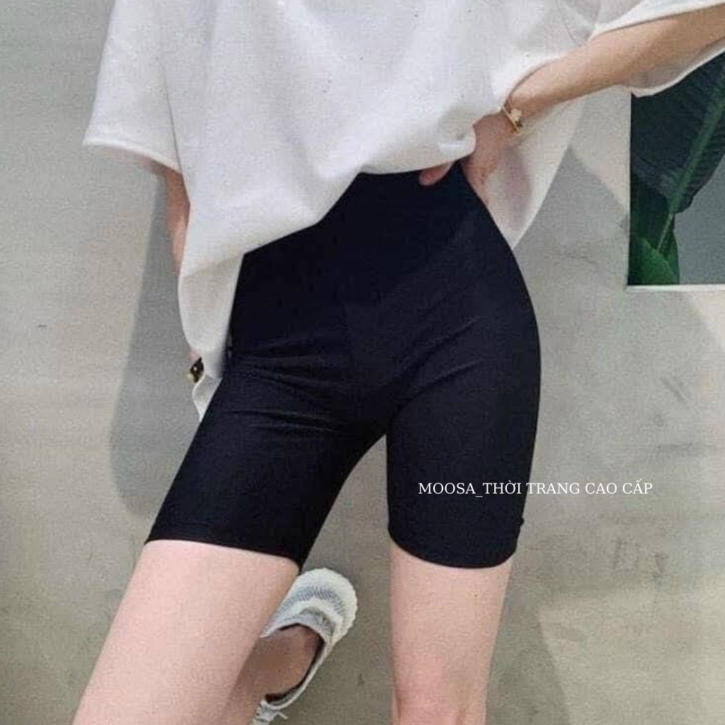 QUÀ TẶNG LÀ CHUN CỘT TÓC}Quần Legging Đùi Moosa Bigsize Nữ Vải Umi Cap Cấp Ngố Lửng Mặc Nhà Đi Chơi Co Giãn 4 Chiều