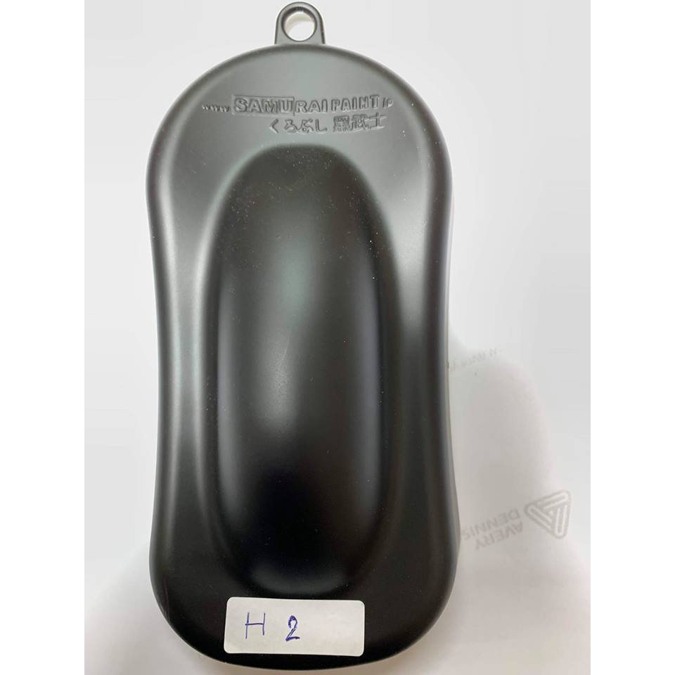 Sơn pô H2 _ Chai sơn xịt sơn xe Samurai H2 300ml Chịu nhiệt màu đen mờ sơn pô chống cháy_H2