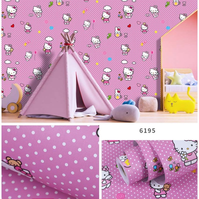 Decal giấy dán tường PHIÊN BẢN MỚI khổ 45cm keo sẵn