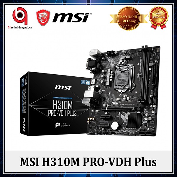 Mainboard MSI H310M PRO-VDH Plus - Chính Hãng