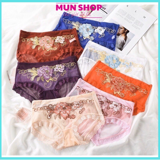 QUẦN LÓT LƯỚI THUÊ HOA 638