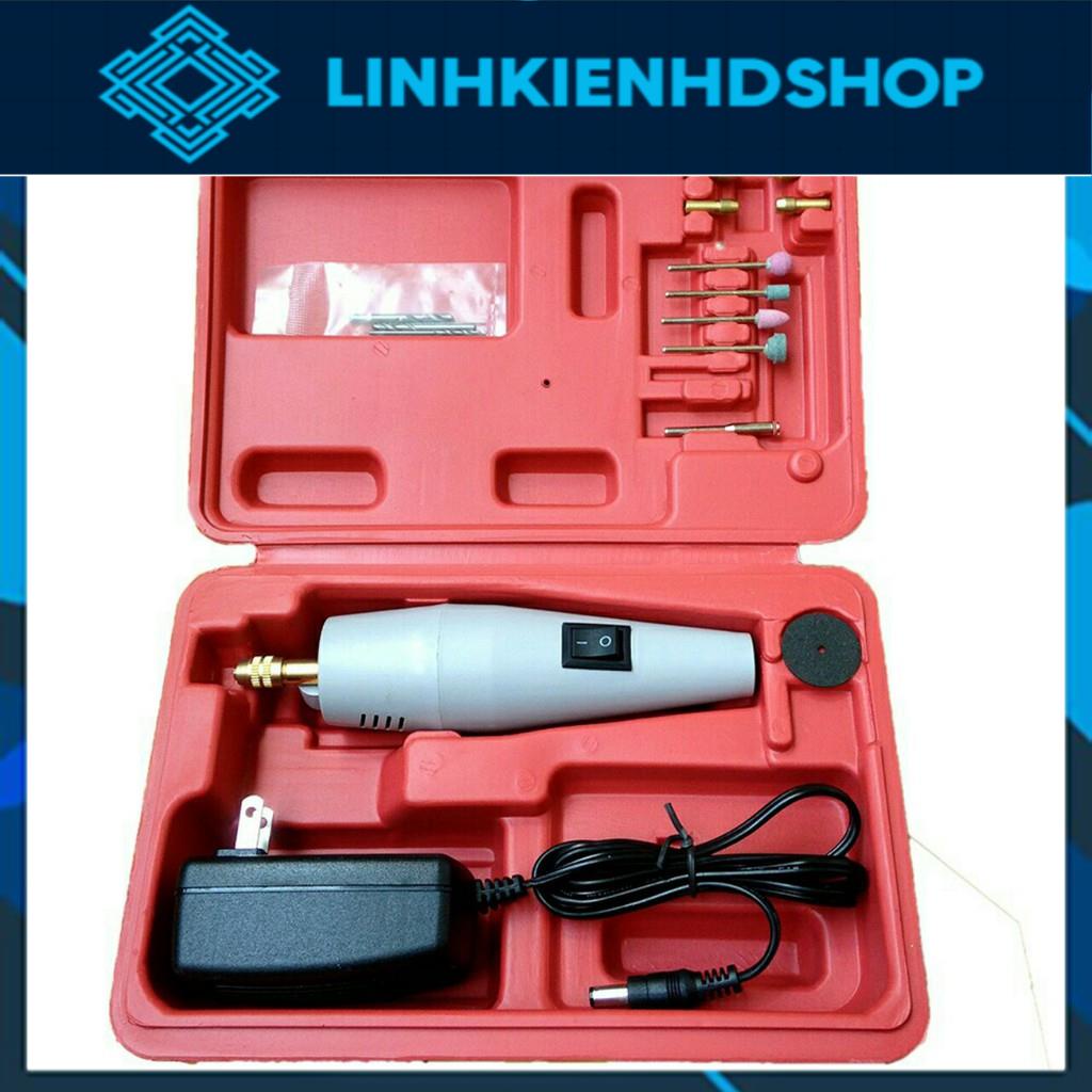 Máy khoan mạch M665 khoan gỗ nhựa mỏng, làm đồ chơi, lồng chim, chế đồ,mạch điện tử