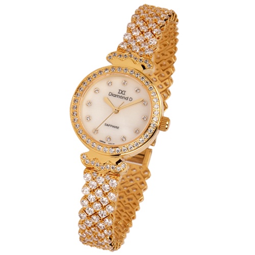 Đồng hồ nữ Diamond D DM2608B5IG Size mặt 25 mm