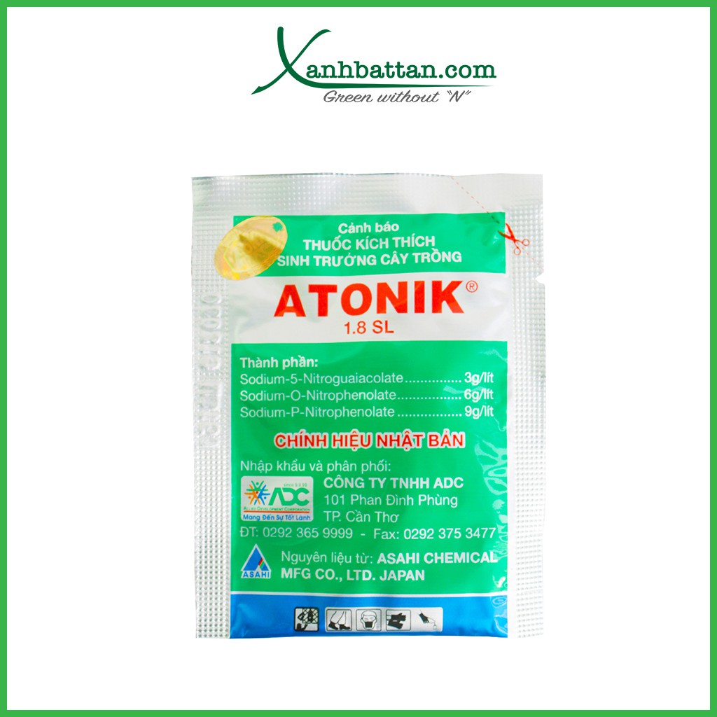 Phân bón lá kích thích sinh trưởng và ngâm hạt giống Atonik 1.8SL 10 ml