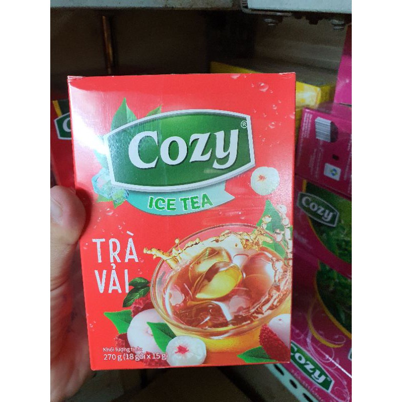 Trà vải Hòa Tan Cozy hộp 240g (16 gói x 15g)