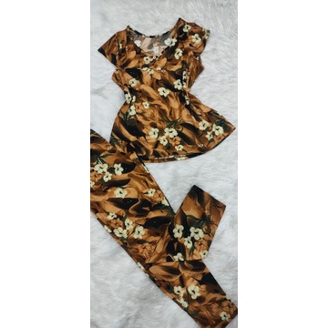 Bộ tay ngắn quần dài thun aty loại 1