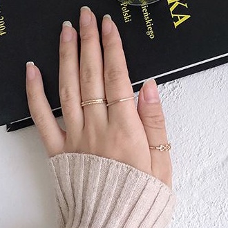 [HOT] SET NHẪN 4 CHIẾC THÉP KHÔNG GỈ THỜI TRANG CÁ TÍNH UNISEX PHONG CÁCH HÀN QUỐC 222SEN04