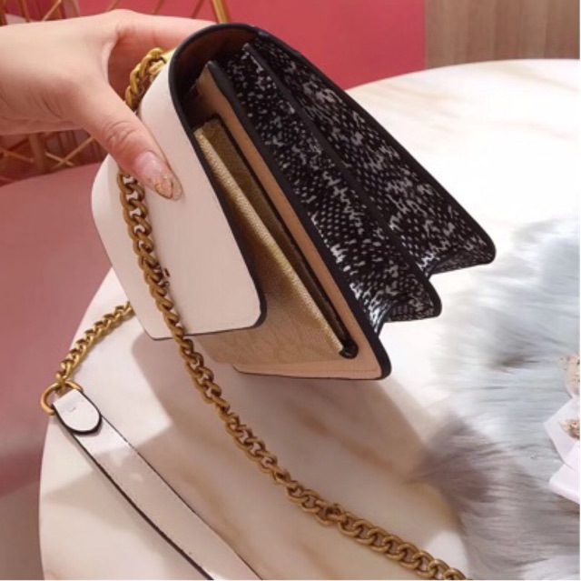 🛑TÚI COACH DA TRƠN PHỐI CANVAS 90645 - NEW 2020