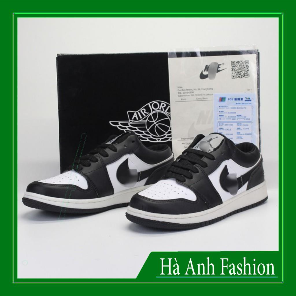 💥FREE SHIP-HÀNG QUẢNG CHÂU💥Giày thể thao sneaker Air Jordan 1 Low JD thấp  đen full  box - Hà Anh Fashion