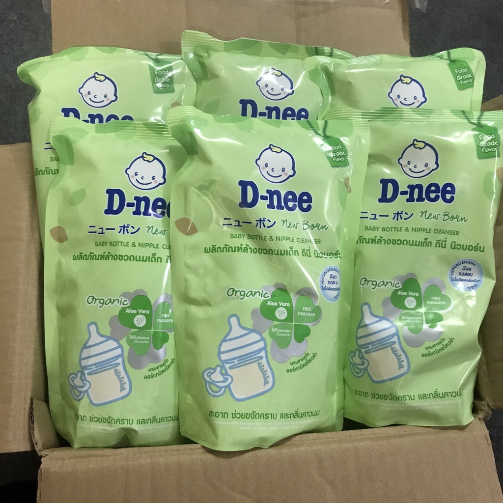 ✔️𝑪𝑯𝑰́𝑵𝑯 𝑯𝑨̃𝑵𝑮✔️Nước Rửa Bình Sữa Dnee Organic