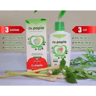 Nước tắm gội thảo dược Dr Papie