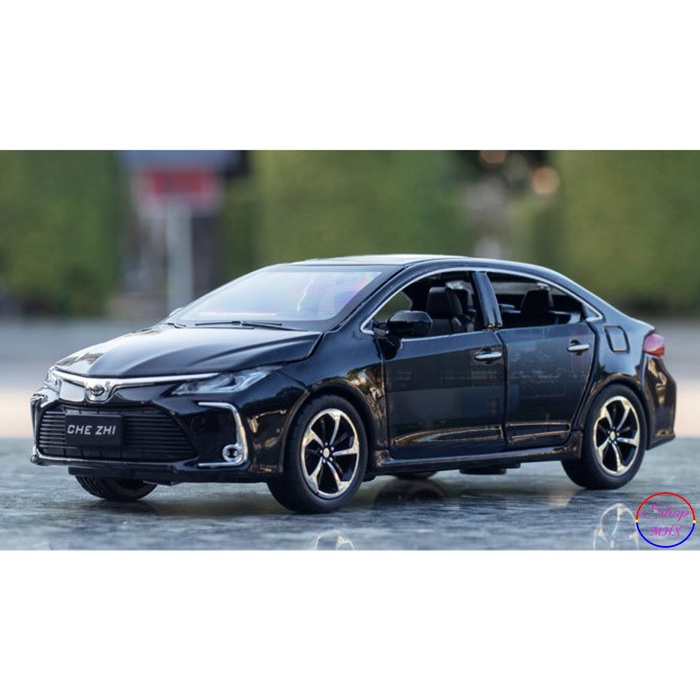 Xe đồ chơi mô hình sắt Toyota Corolla Altis TẶNG KÈM BIỂN SỐ tỉ lệ 1:32 hãng CheZhi