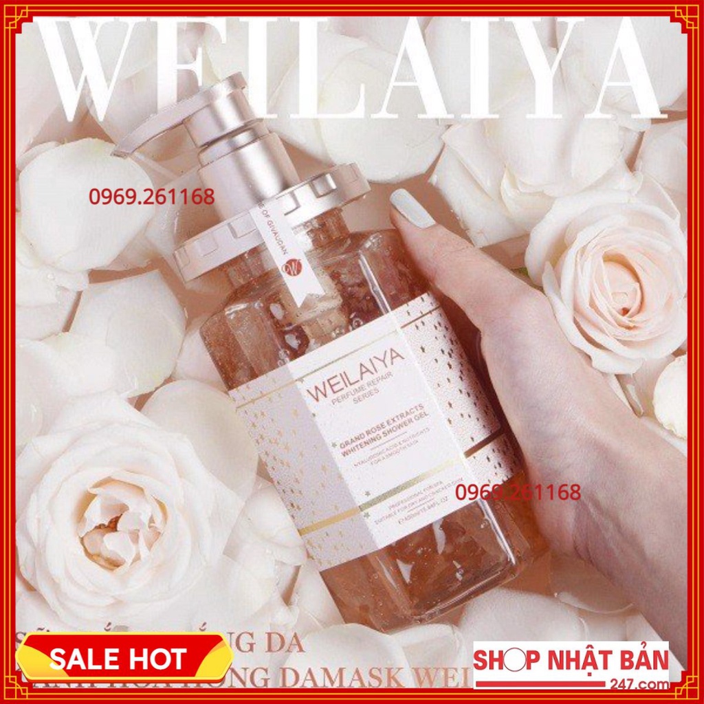 Sữa Tắm Trắng Da WEILAIYA 450ml chính hãng