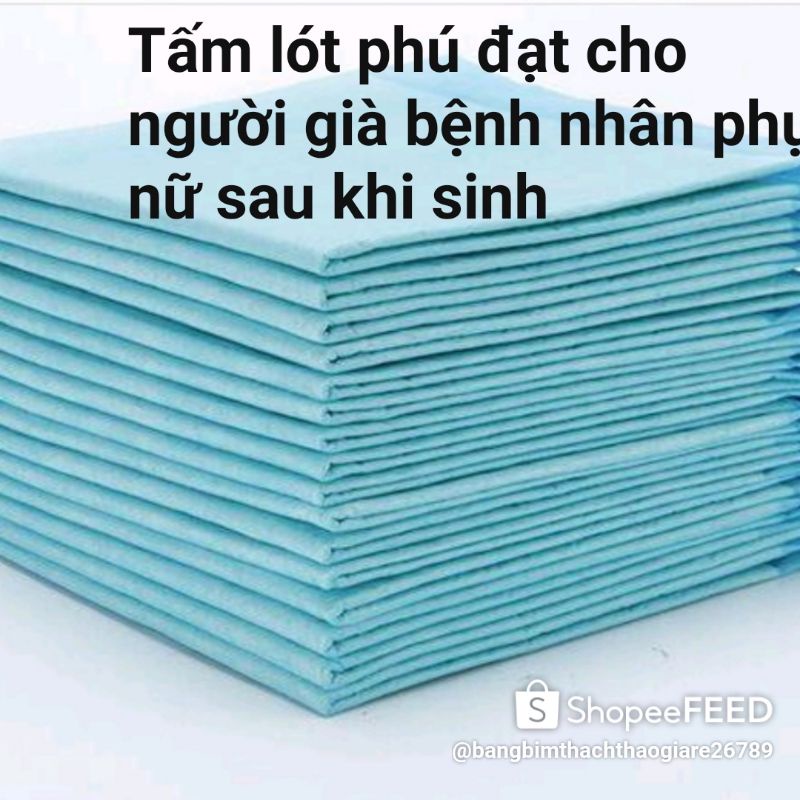 Tấm đệm lót Phú Đạt 40 miếng cho người già bệnh nhân phụ nữ sau khi sinh size L /XL 42_80cm