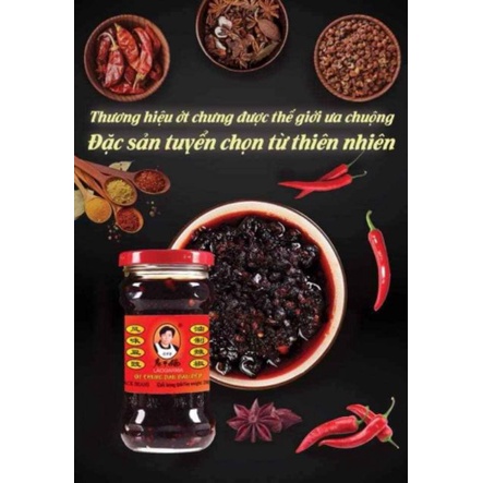 Đủ Vị ớt chưng dầu Laoganma