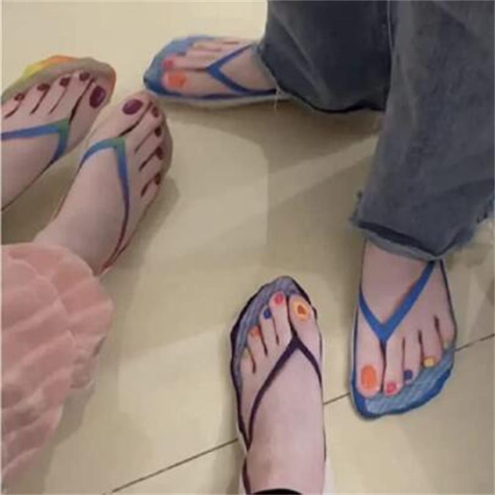 JUNE Đôi Vớ Cotton NgắN HọA TiếT 3D ThờI Trang Cho Nam Nữ