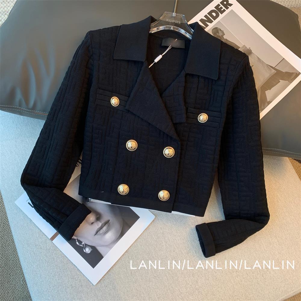 Bộ Đồ Thời Trang Mùa Thu 2022 Hai Mảnh Màu Đen Phong Cách Hàn Quốc Cho Nữ