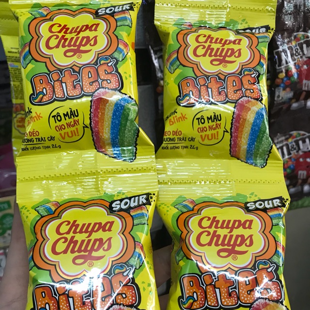 Kẹo dẻo chupa chups sour bites