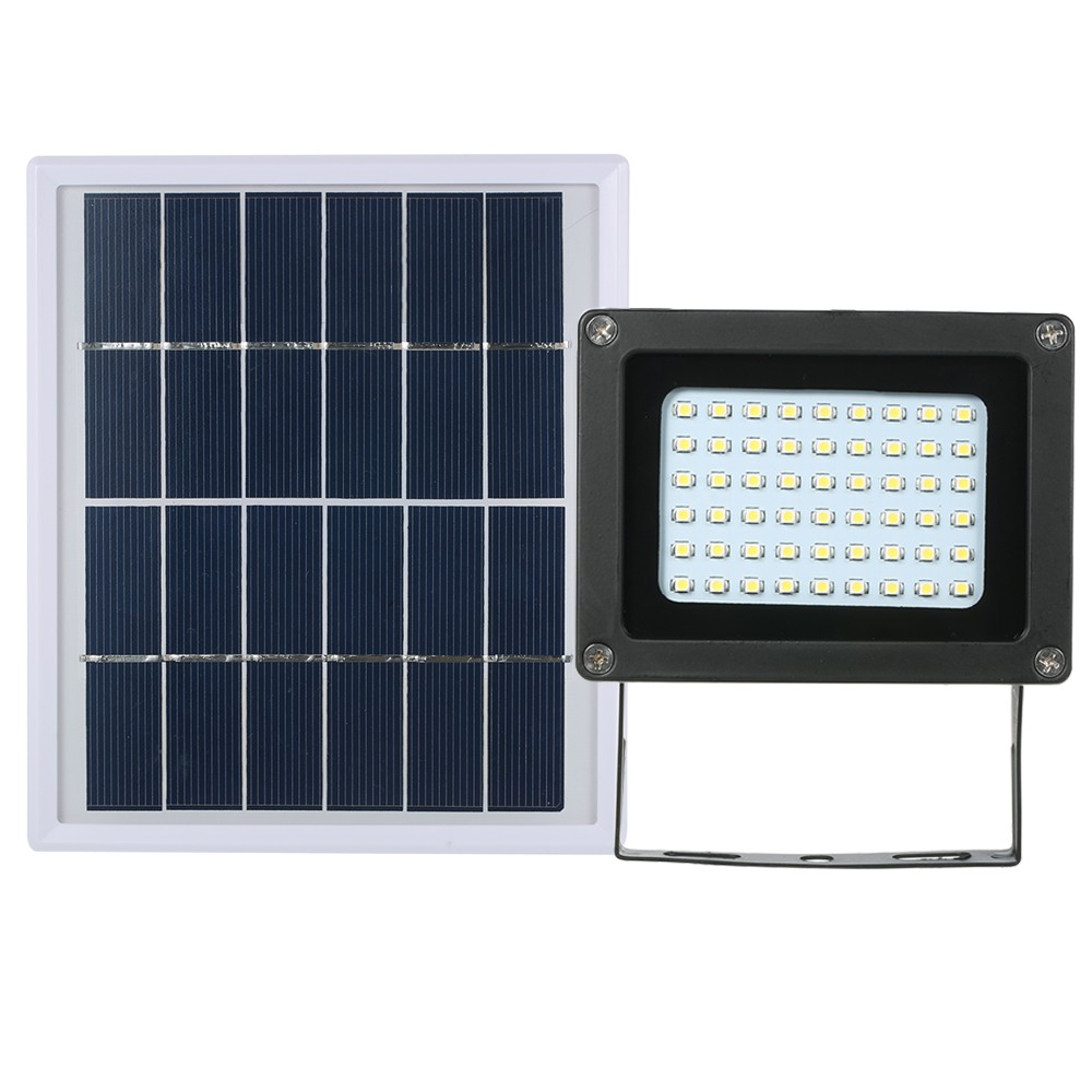 Set đèn LED 54 bóng floodlight năng lượng mặt trời không thấm nước IP65 ngoài trời