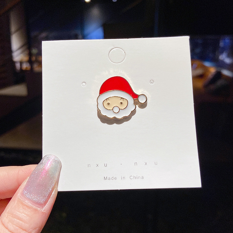 Trâm cài áo trang trí phong cách Giáng sinh đáng yêu