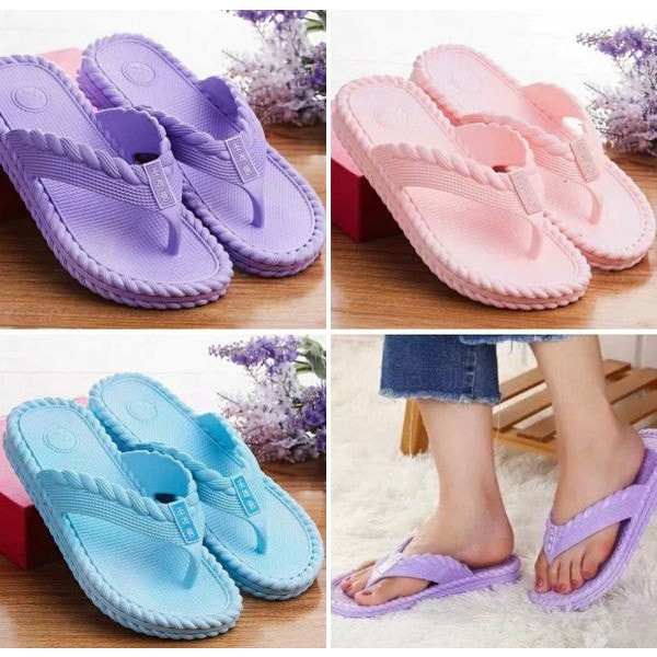 DÉP KẸP NHIỀU MÀU NHỰA DẺO