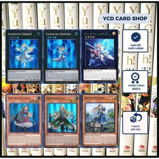 Thẻ bài Yugioh Chính Hãng Set 6 lá  Exosister