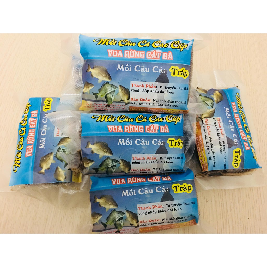 Mồi Cá Tráp Siêu Nhạy, Mồi Cá An Toàn, Mồi Câu Cá Biển 200g