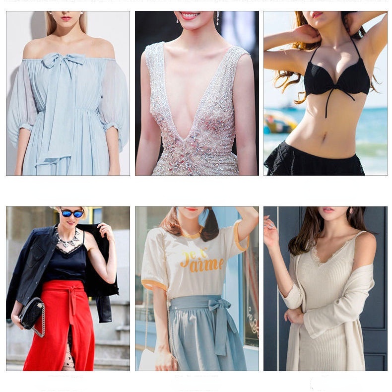 Miếng Dán Ngực Bằng Silicon Mỏng Vô Hình Chống Chói Thoáng Khí Thời Trang Mùa Hè Phong Cách Hàn Quốc