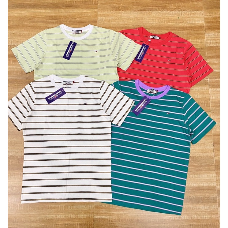 ÁO THUN SỌC TAY NGẮN