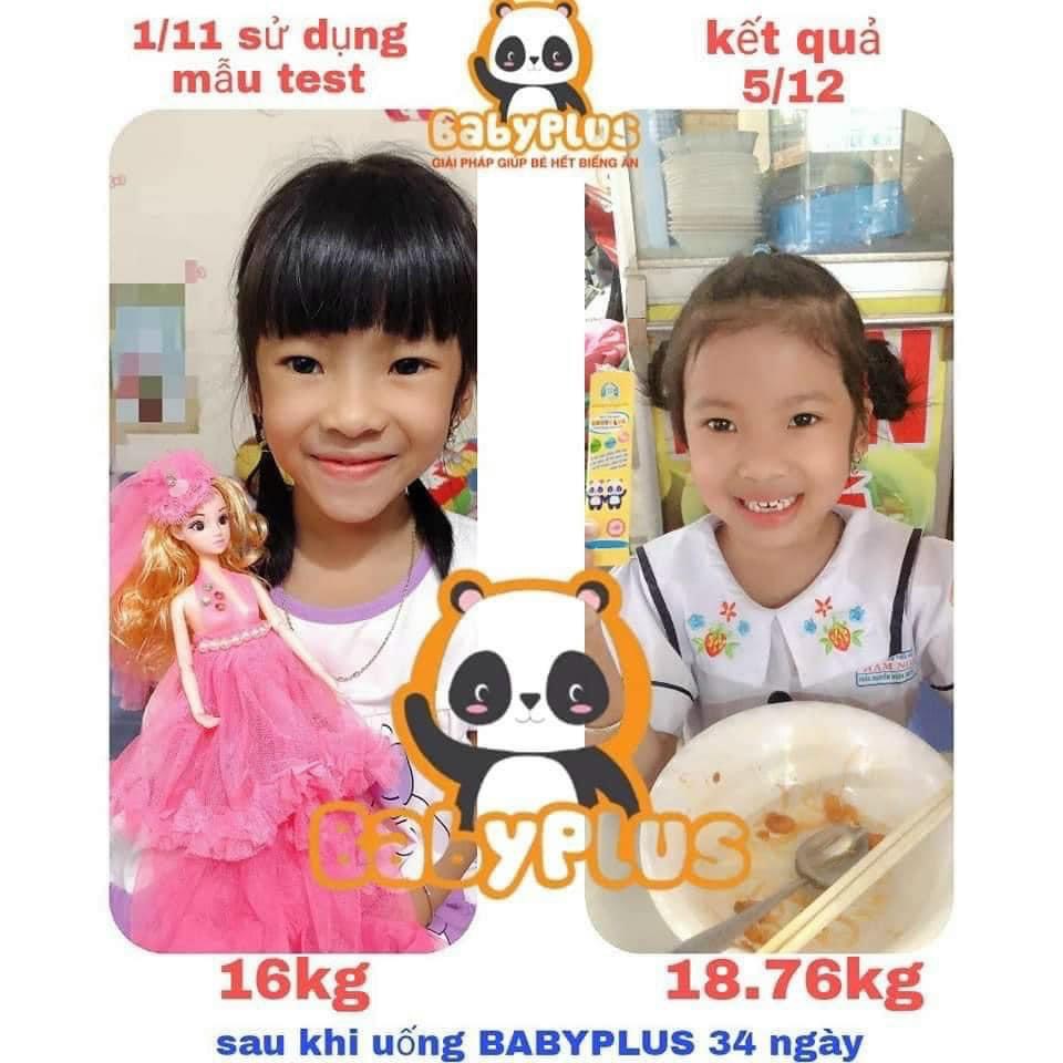 Combo siro ăn ngon baby plus ngũ cốc dinh dưỡng babyplus giúp bé ăn ngon tăng cân khoẻ mạnh thông minh hết táobón