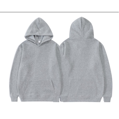 Áo Hoodie Nam Unisex mặc nhà Vải Nỉ Bông Cao Cấp Co Dãn, ao hoodie nam nỉ trơn
