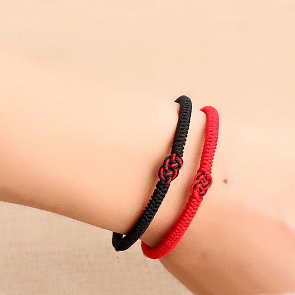 Vòng Đeo Tay Dây Đỏ May Mắn Phong Cách Trung Hoa Cho Nam Và Nữ