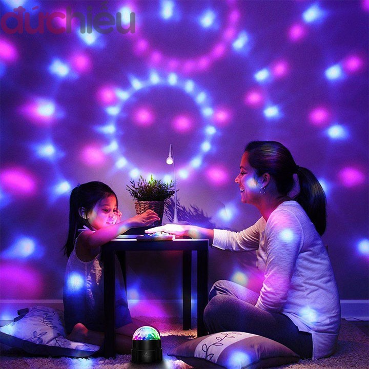 Đèn Led trang trí - Đèn Led 7 Màu Vũ Trường, Nháy Theo Nhạc